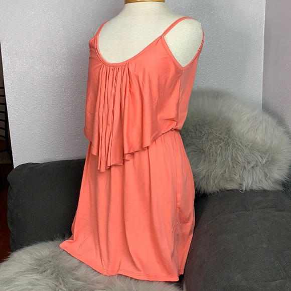 Peach Summer Dress - Picture 2 of 4